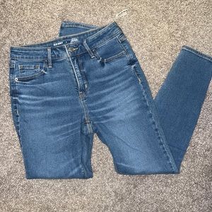 Size 6 high-rise rockstar super skinny jeans with secret-slim pockets